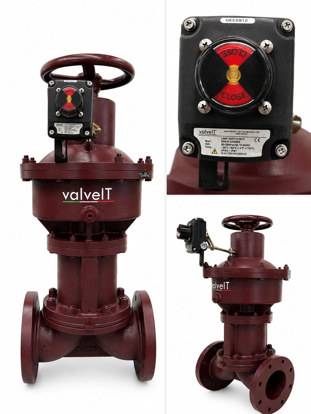 Valvola a membrana pneumatica